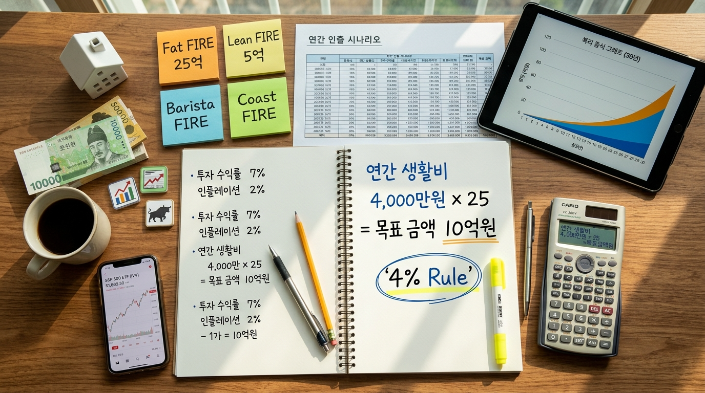 4% 법칙 FIRE 넘버 계산