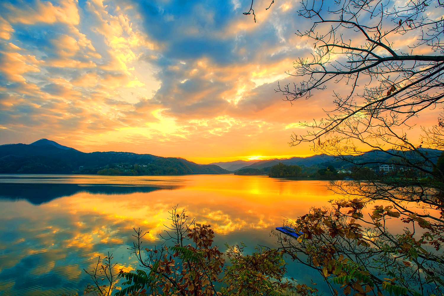 횡성호수길 5코스 일출