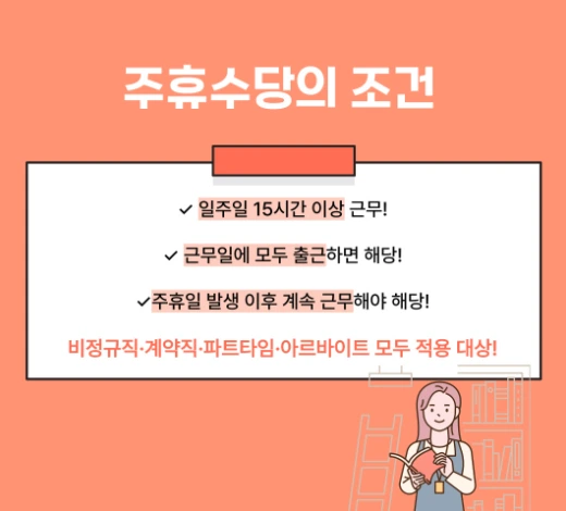 주휴수당 지급 조건 안내