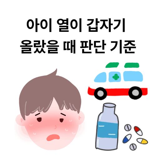 아이 열이 갑자기 올랐을 때 판단 기준