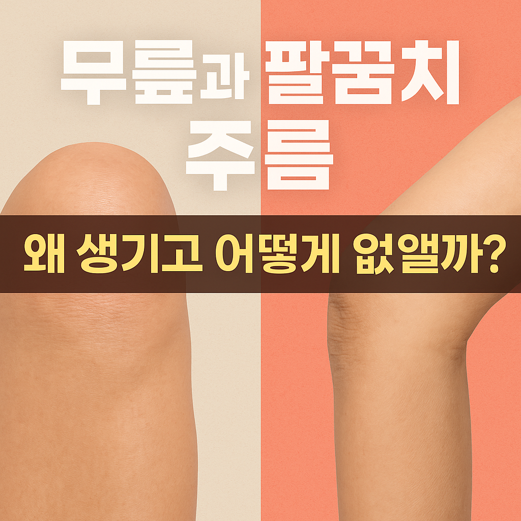 무릎과 팔꿈치 주름 원인과 해결법
