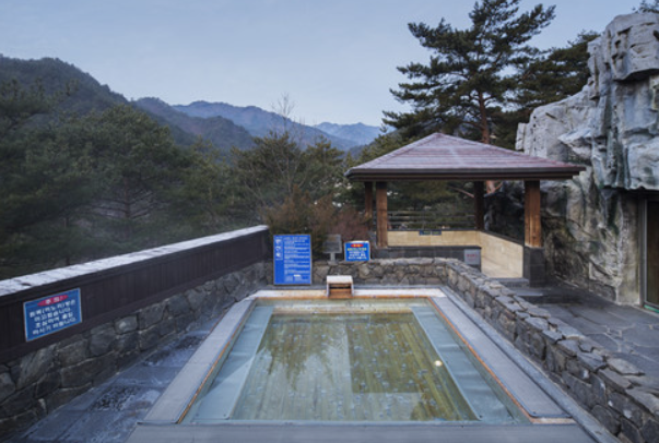 울진 덕구온천 노천탕