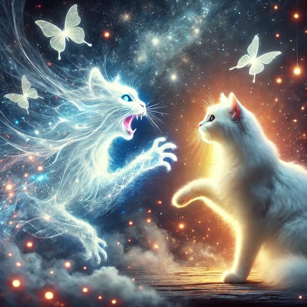 흰 고양이 꿈 해몽