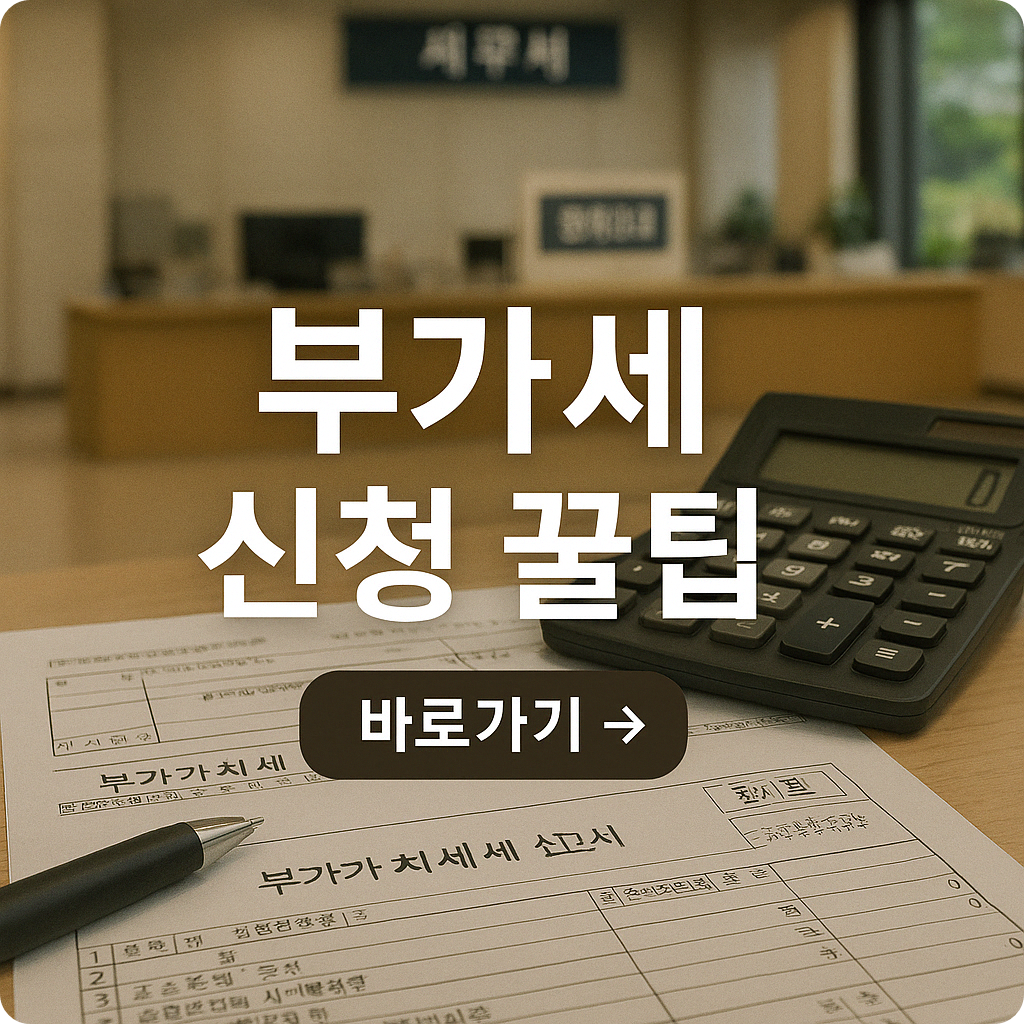 부가가치세 신청 및 신고방법