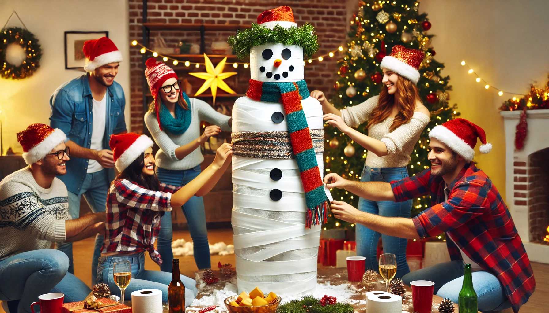 재미있고 흥미로운 크리스마스 홈 파티 게임