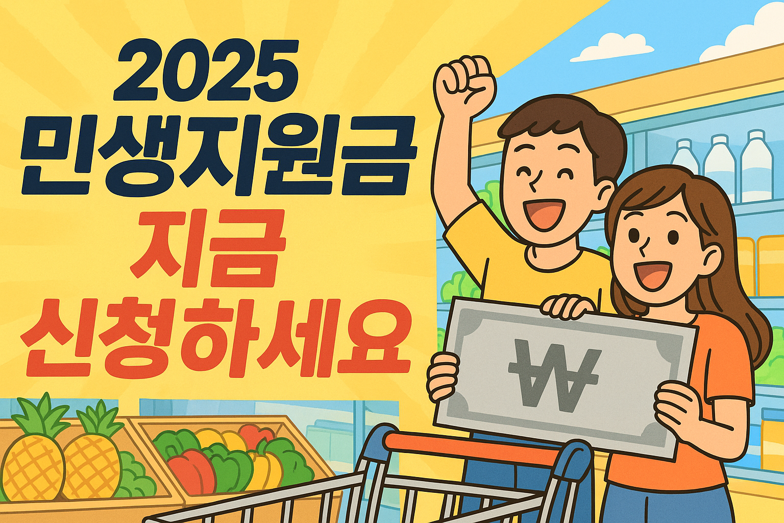 2025 전국민 민생지원금 확정 지급 대상·신청방법 총정리