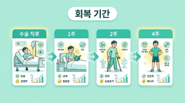 담낭 제거 수술 회복기간 일상 복귀
