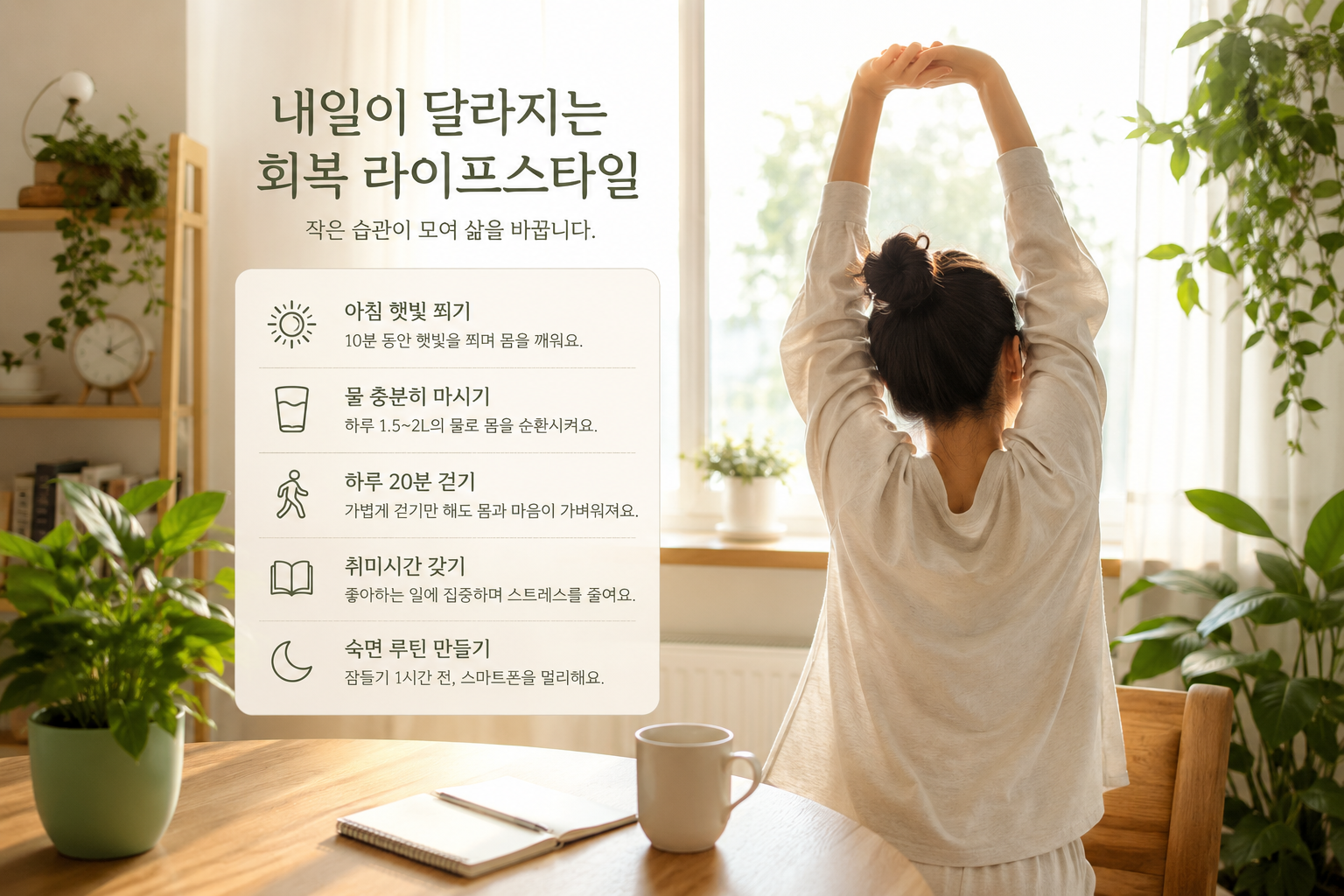 내일이 달라지는 회복 라이프스타일