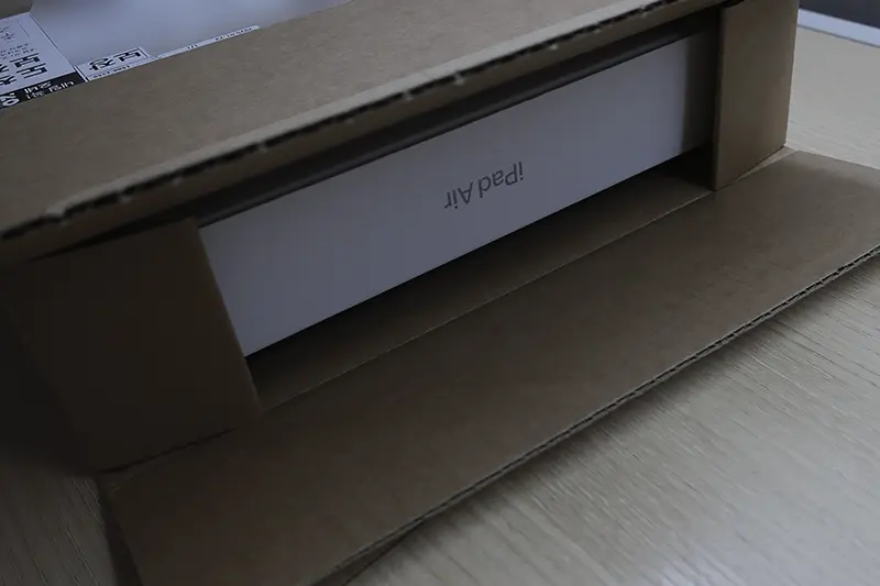 도착한 아이패드 에어 M2 의 포장 상태