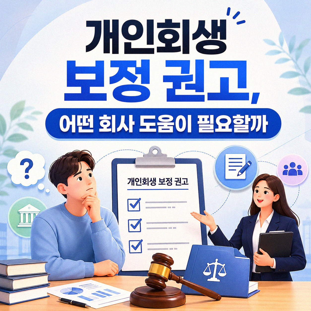 개인회생 보정권고, 이럴 때 회사 도움받아야 할까요