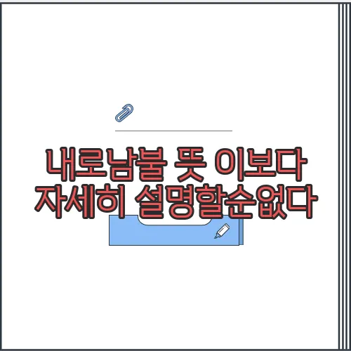 내로남불 뜻 이보다 자세히 설명할순없다