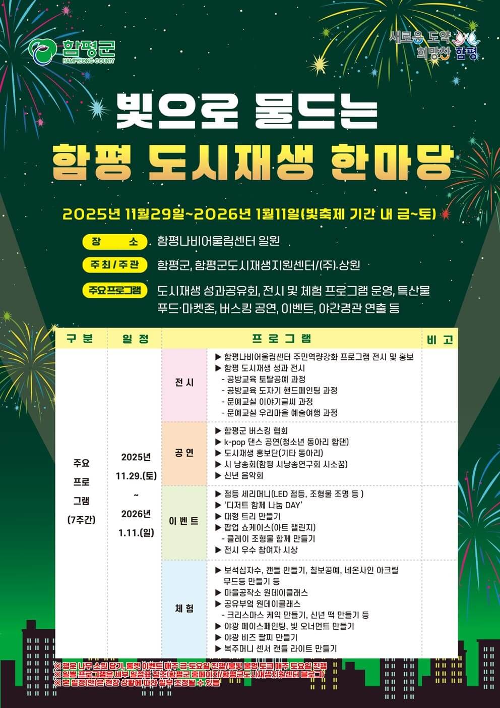 2025 함평 겨울빛축제