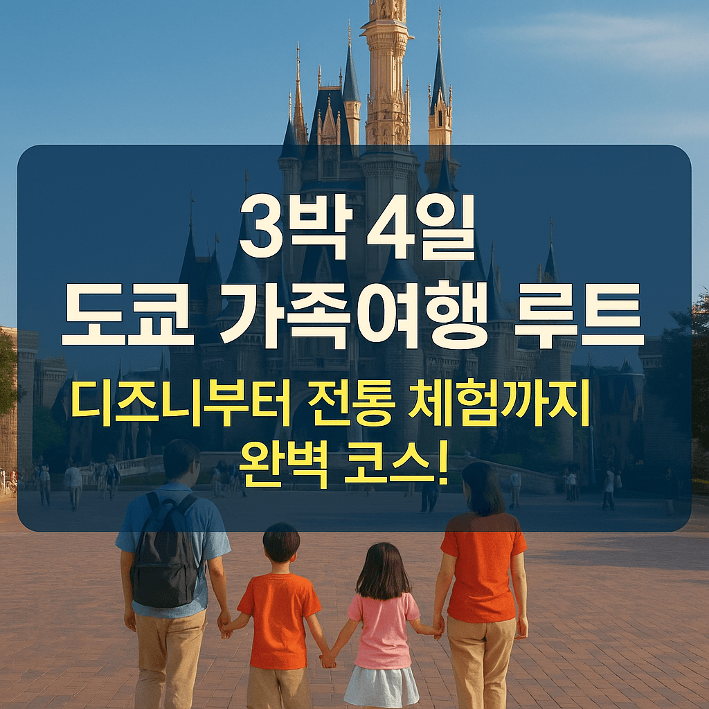도쿄 가족여행 추천 일정과 핵심 명소 안내