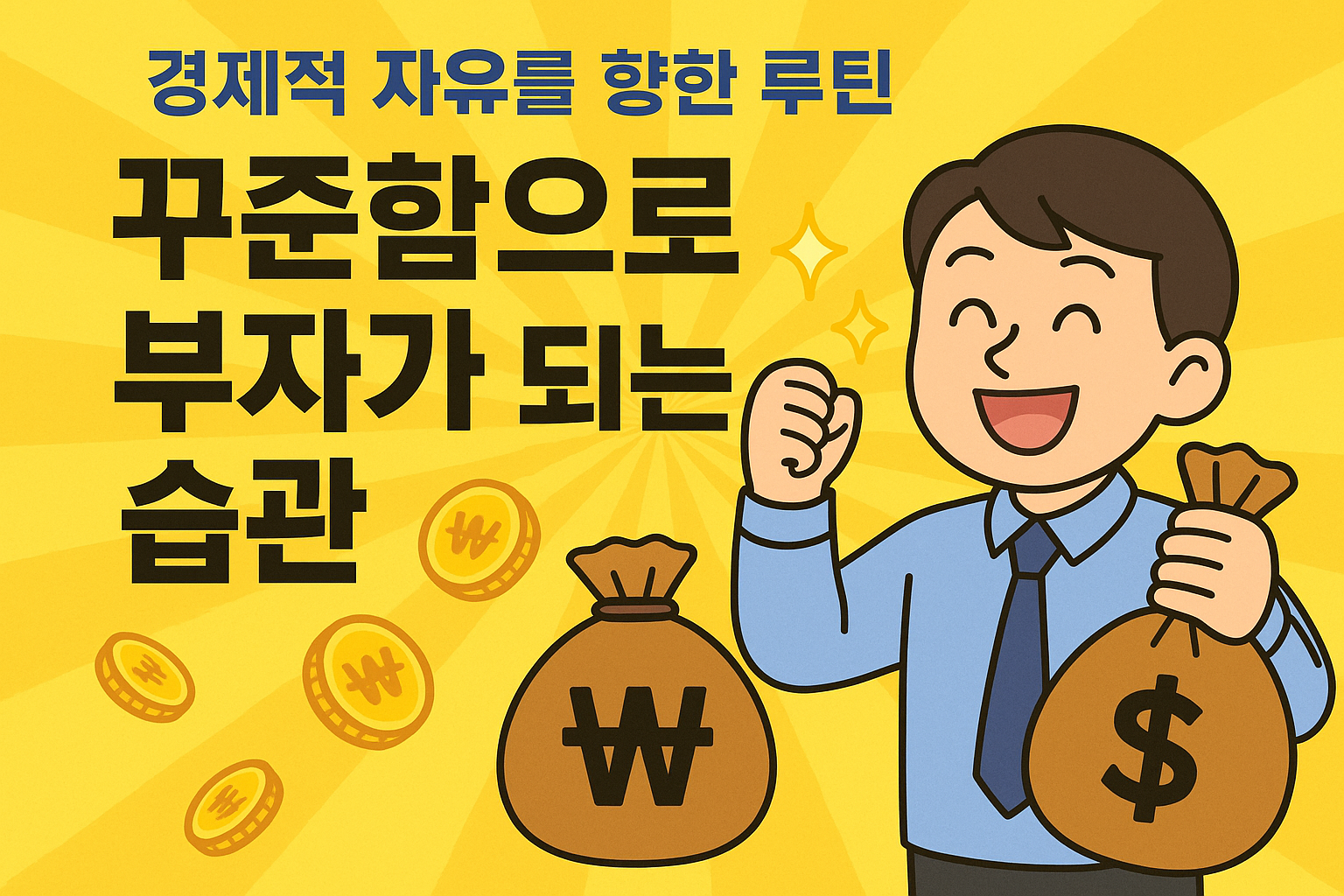 경제적 자유를 향한 루틴 — 꾸준함으로 부자가 되는 습관 관련사진