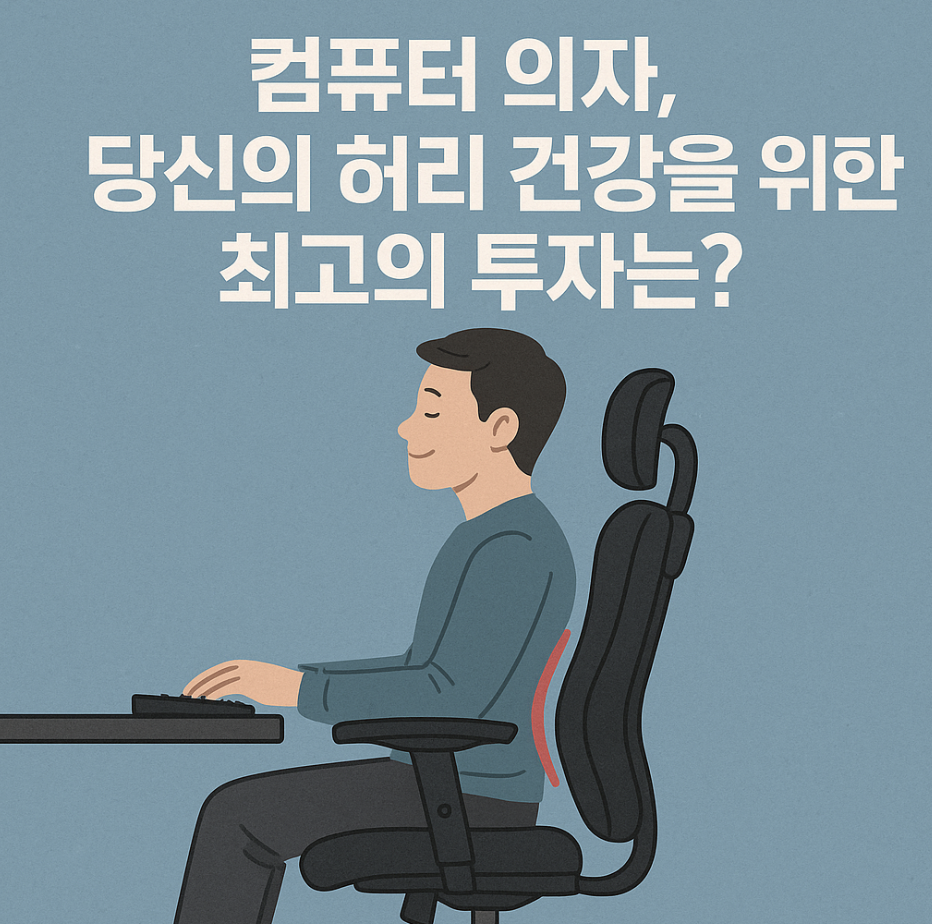 컴퓨터 의자, 당신의 허리 건강을 위한 최고의 투자는?
