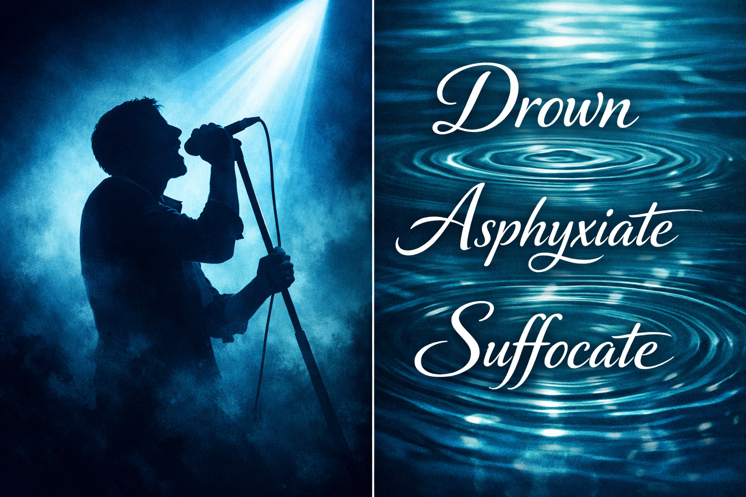 질식, 익사 관련 영어 표현 포스팅 썸네일 일러스트