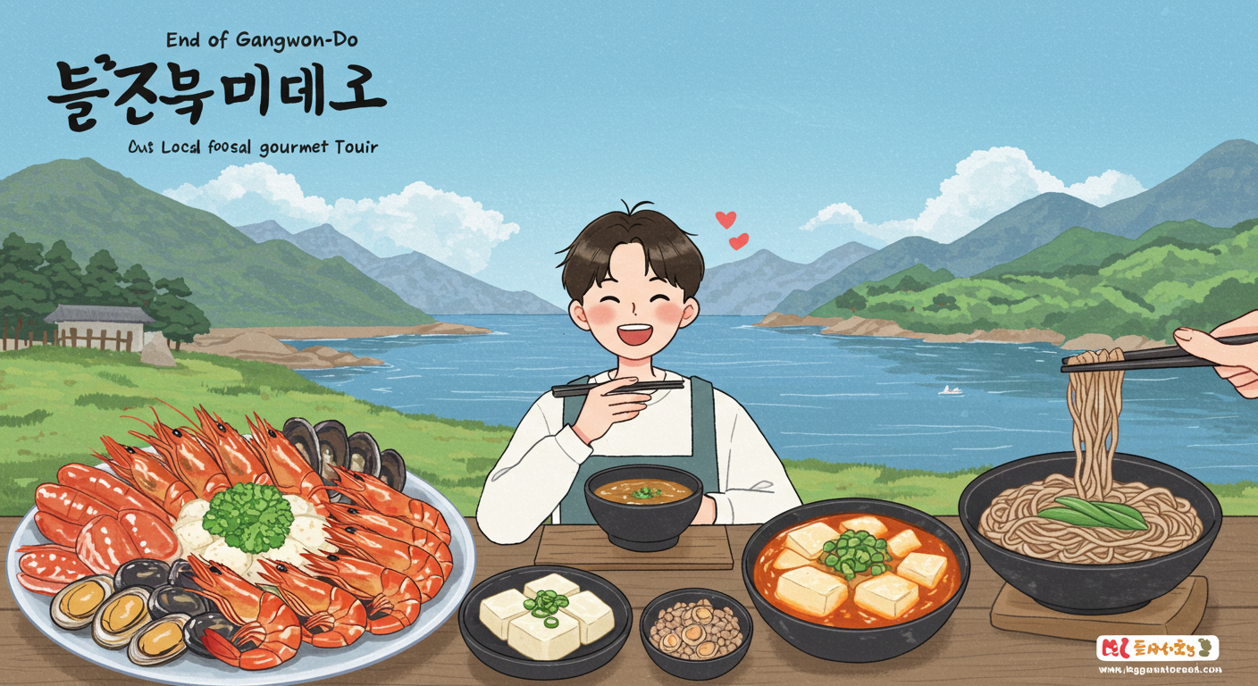 강원도 미식 여행 마무리, 바다와 산을 품은 로컬푸드