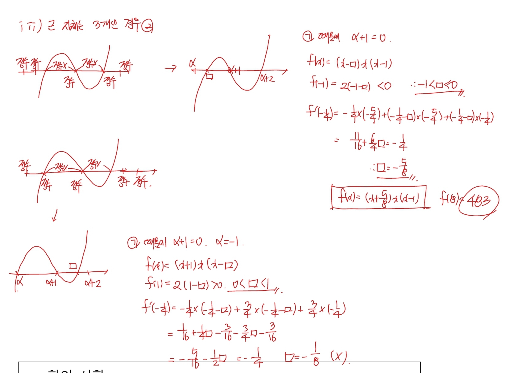 2024학년도 고3 수능 수학 22번 해설3