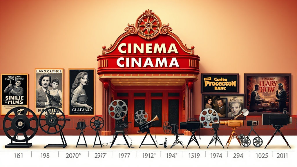 영화관의 역사와 시작에 관한 사진