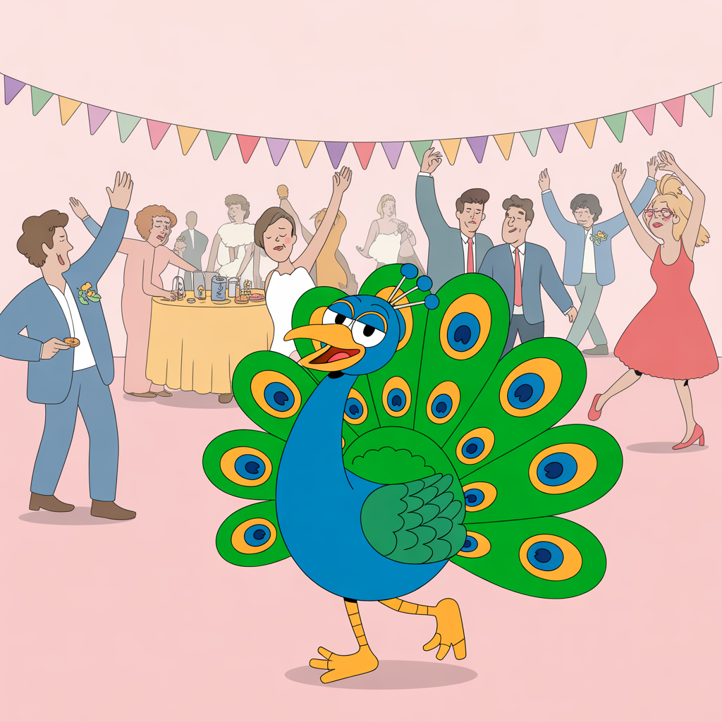 파티 속 피로한 ESFP 공작 캐릭터