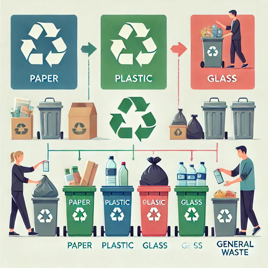 분리수거 위반 문자