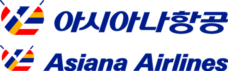 아시아나항공-1988년-과거-로고-영문-한글
