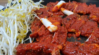 닭갈비 볶음밥 막국수