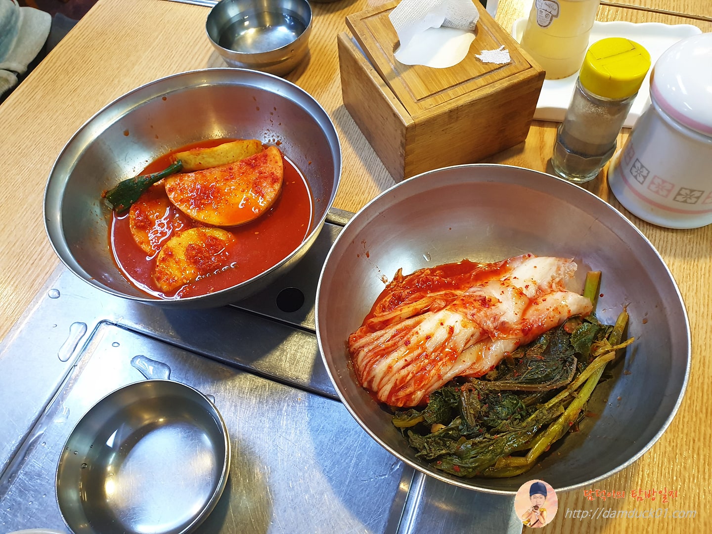 명인강메밀-반찬-열무김치-배추김치-담덕이의탐방일지