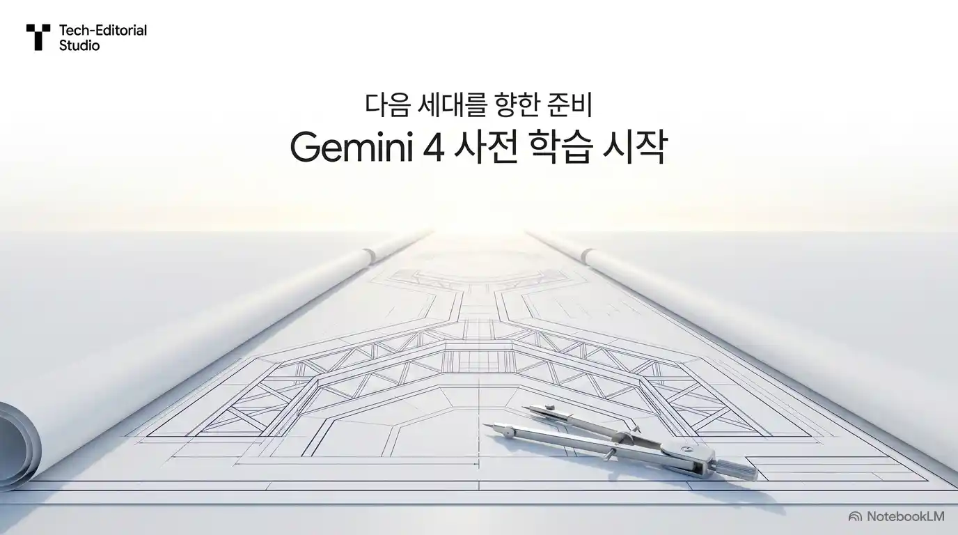 Gemini 4 사전 학습 시작과 차세대 AI 개발 로드맵 이미지