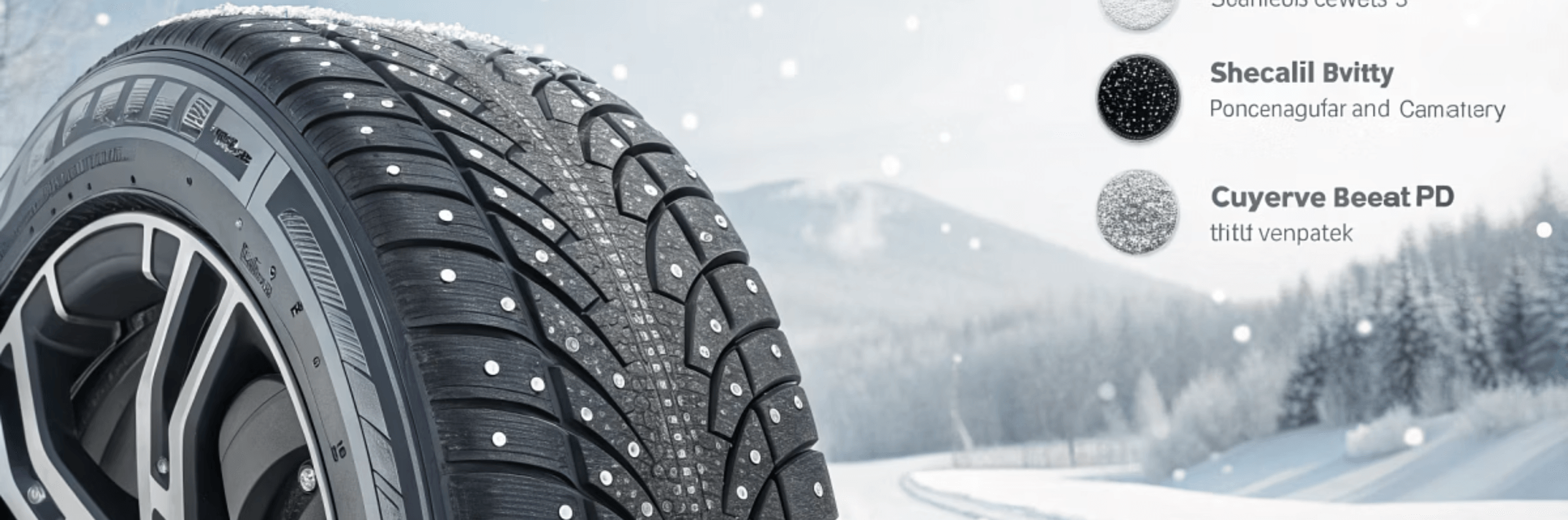 스터드, 스파이크 타이어의 설명 이미지