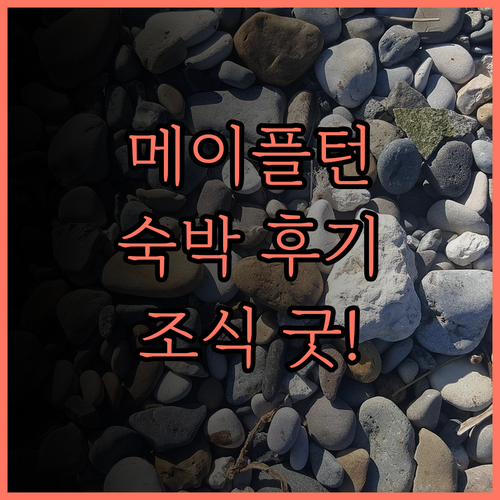 메이플턴 스파 모텔 숙박 후기 쾌적함