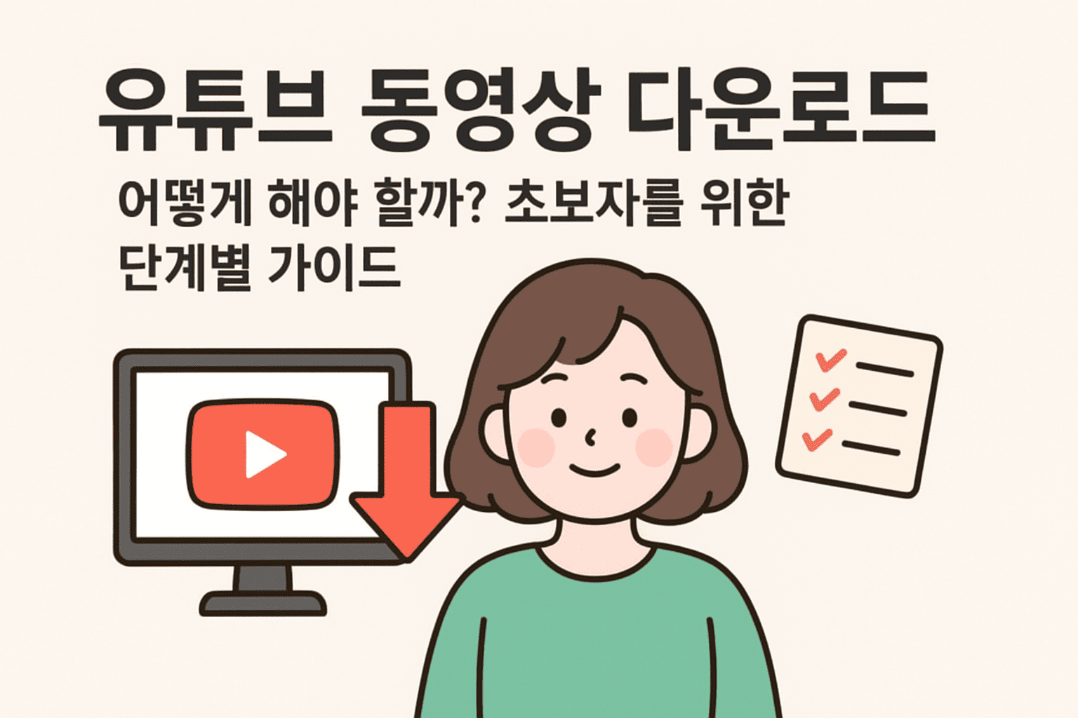 유튜브 동영상 다운로드, 어떻게 해야 할까? 초보자를 위한 단계별 가이드