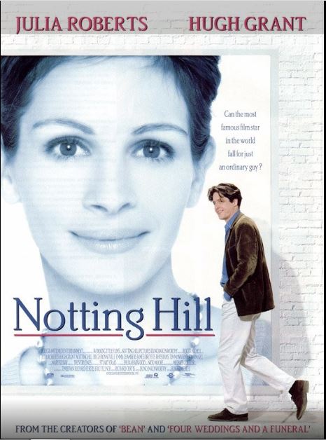 영화 노팅 힐 포스터.