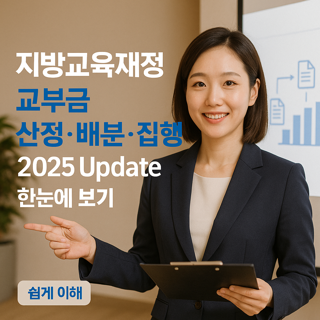 지방교육재정 교부금 산정&middot;배분&middot;집행 2025 Update 한눈에 보기