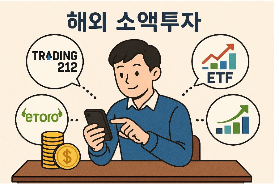 해외 소액투자 (트레이딩212, 이토로, ETF)