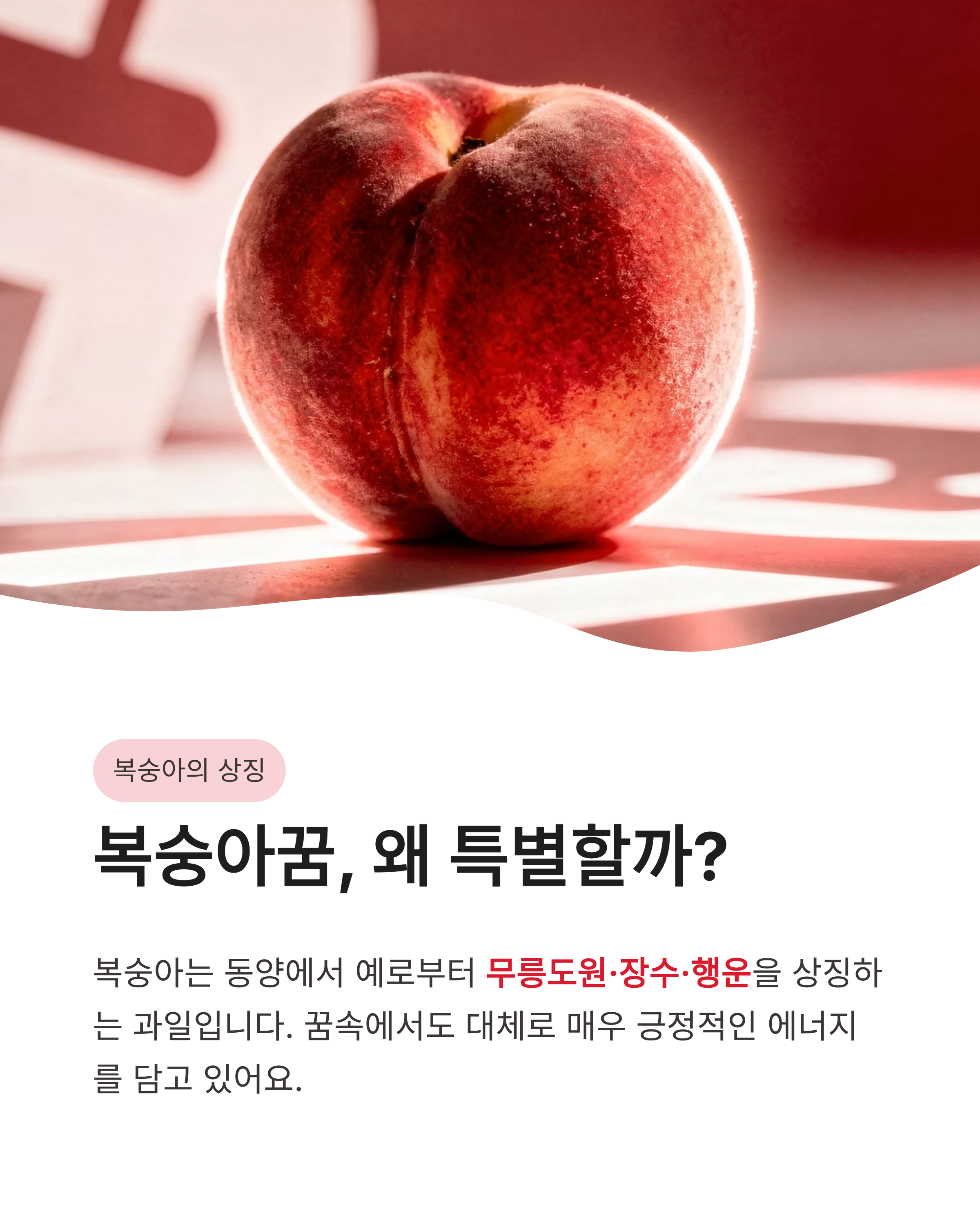 복숭아꿈 해몽 태몽 종류별 상황별 무료 꿈풀이 총정리