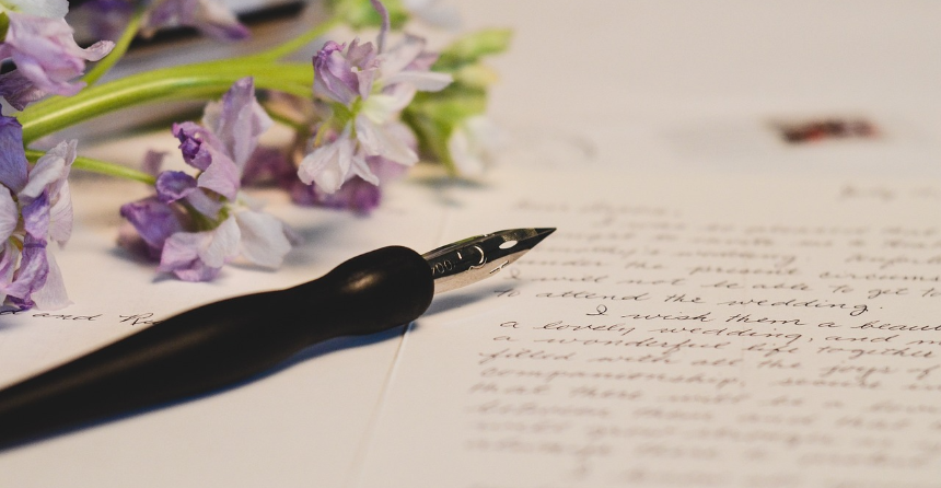 노트에 목표를 적는다.