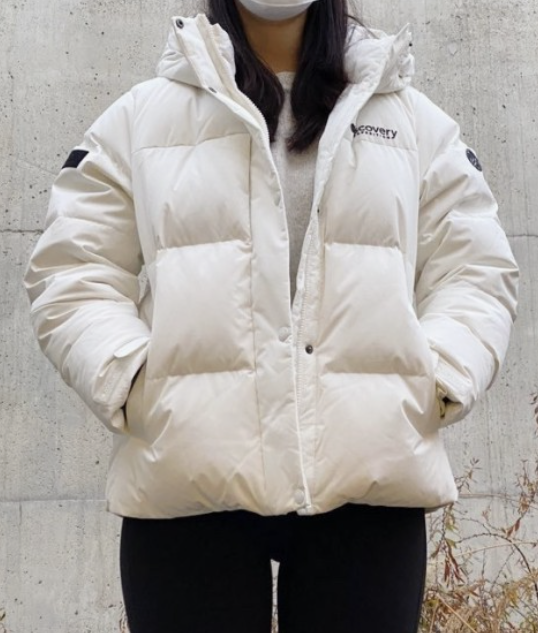 디스커버리 숏패딩