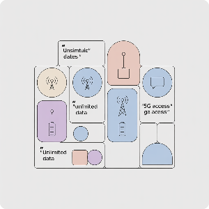 알뜰폰 요금제 비교 이미지