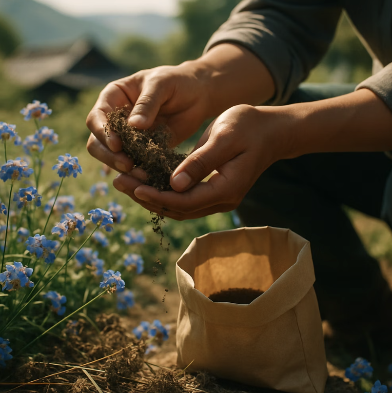 다음 해를 위한 작은 선물, 씨앗 받기