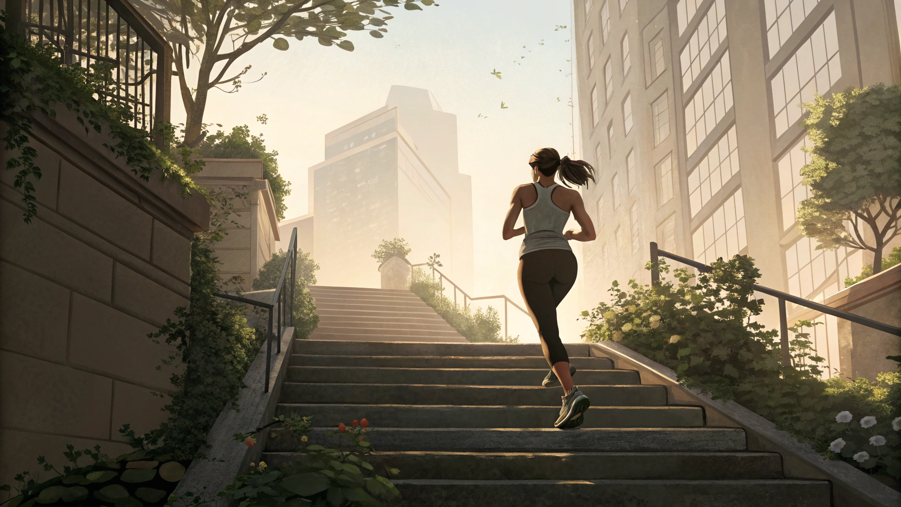 계단 오르기 30일 챌린지 도전기: 하체 근육부터 체지방까지 완전 정복!