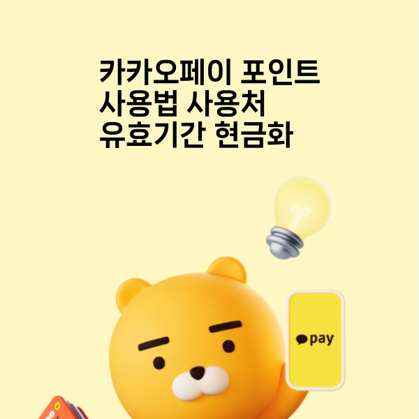카카오페이 포인트 사용법