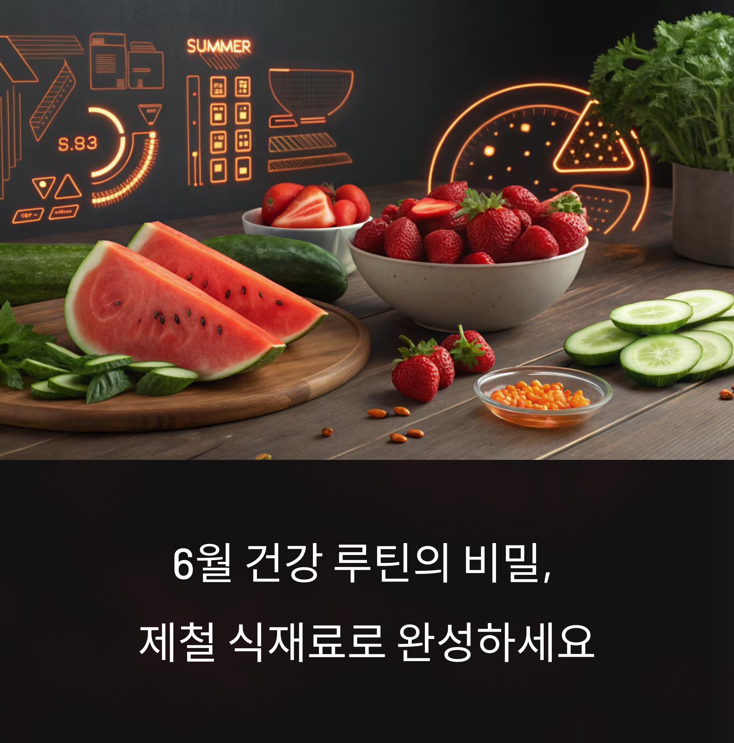 제철 식재료로 완성하는 6월 건강 루틴 &ndash; 여름철 맞춤 웰빙 전략