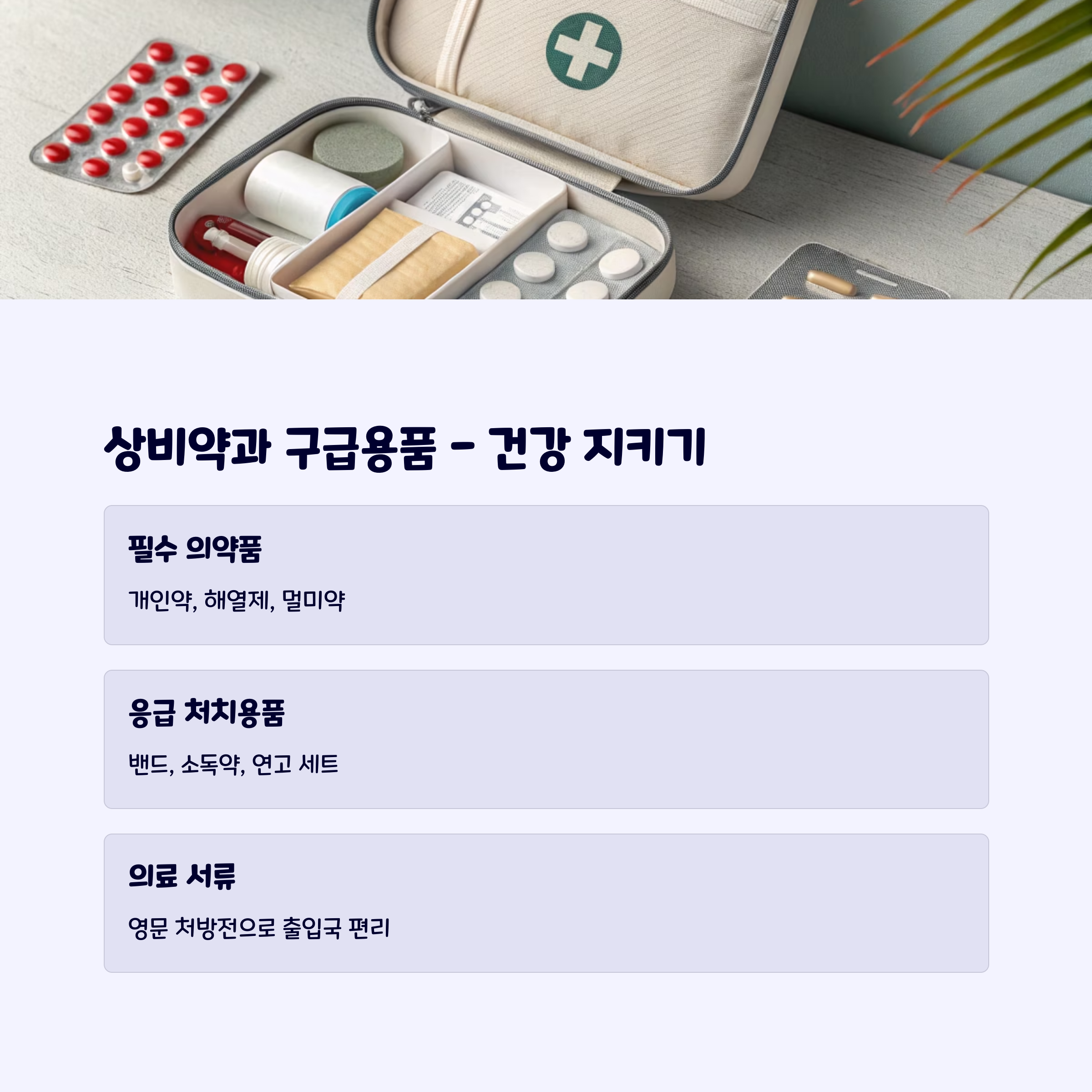 여행상비약