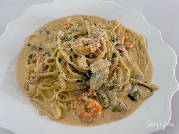 투움바-파스타-완성