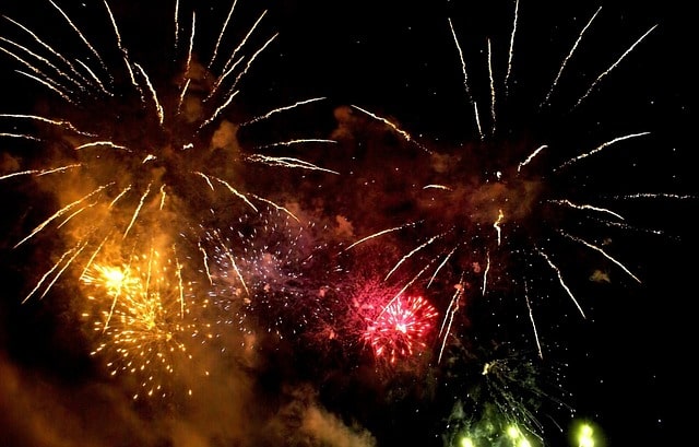 부산 불꽃 축제 사진