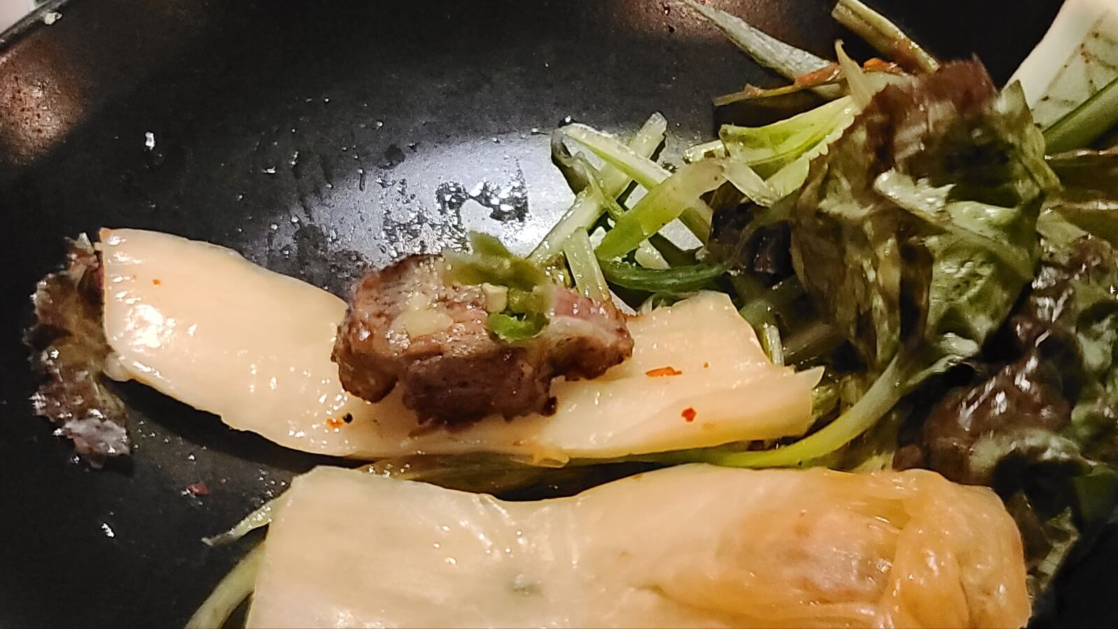 백김치랑 먹기