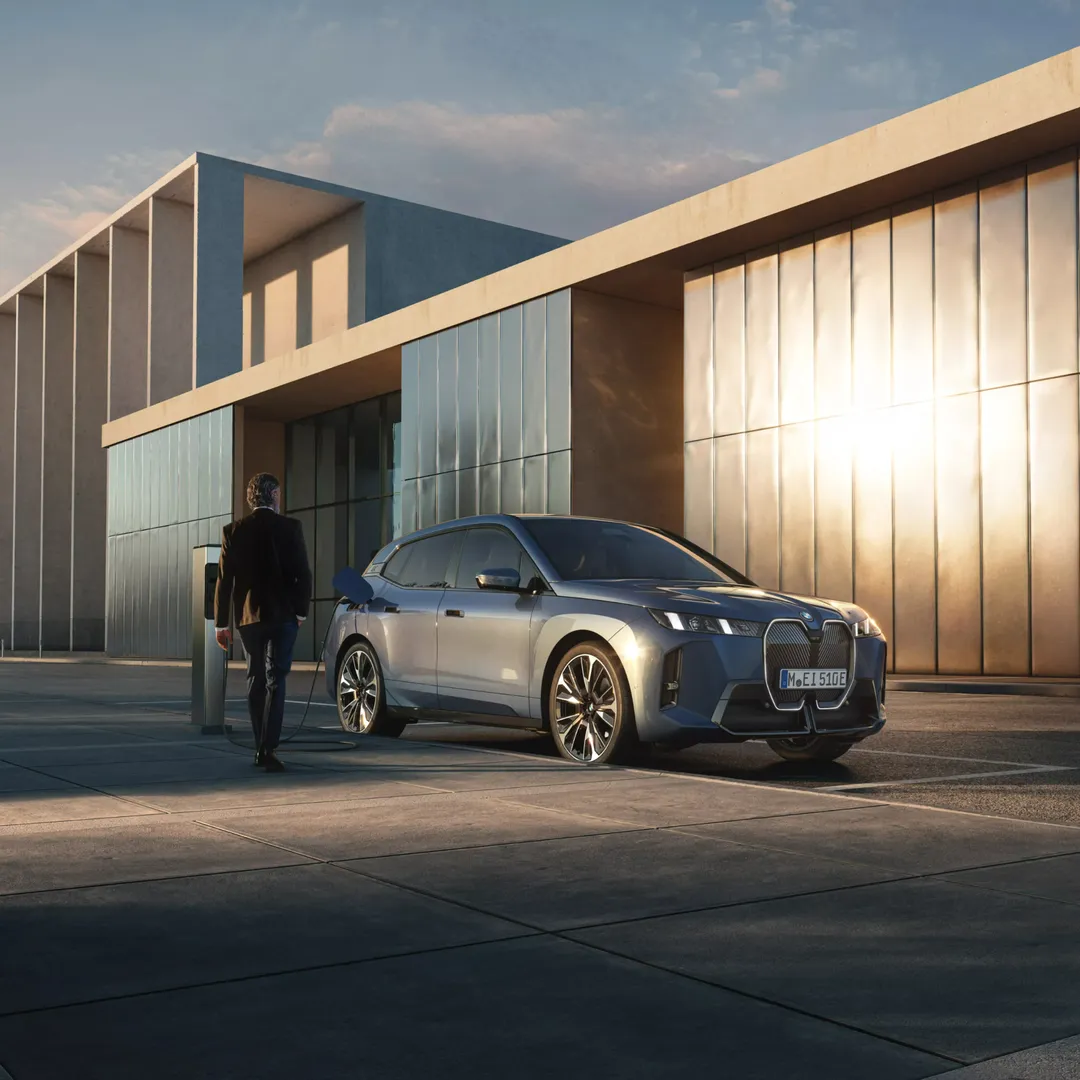 BMW IX 차량 내부, 외부 이미지