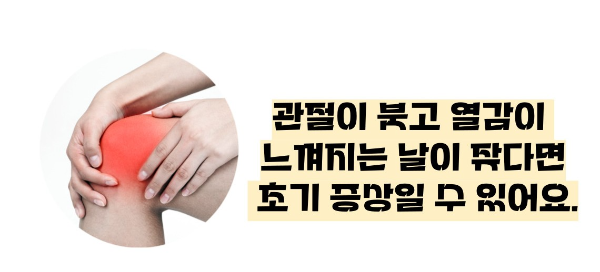 류마티스 관절염 초기증상