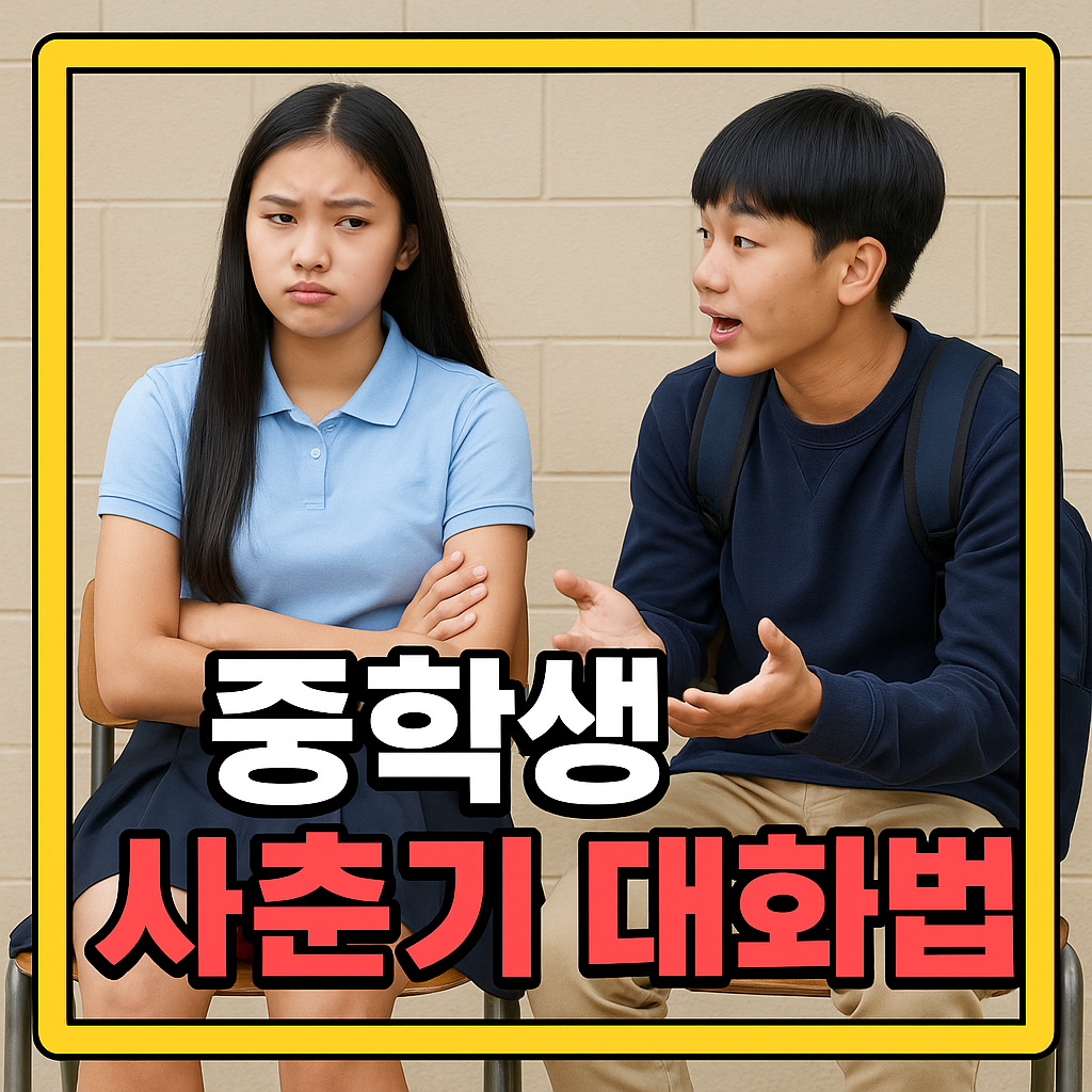 중학생 사춘기 대화법